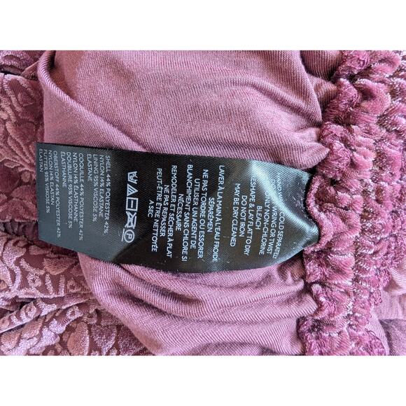 NWT Anthropologie Maya Ruched Cowl Neck Midi Dress Mesh Velvet Sz Plus 2X #8A508 - Picture 11 of 11